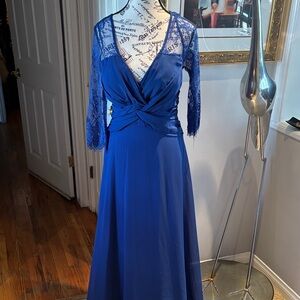 ASOS Royal Blue Long Sleeve Dress